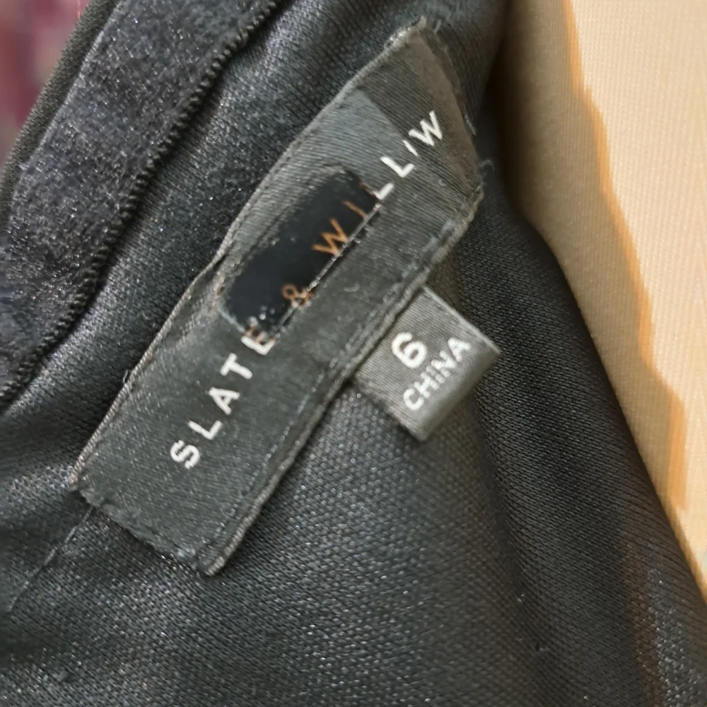 Slate & Willow Cobalt Contrast Ruffle Gown - Picture 8 of 8